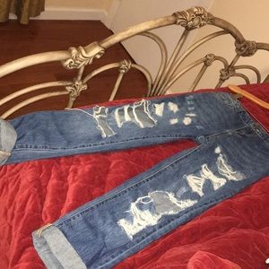 Size 4 jeans cut up